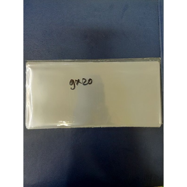 Plastik opp ukuran 9x20cm untuk pelindung uang kuno (1pack)