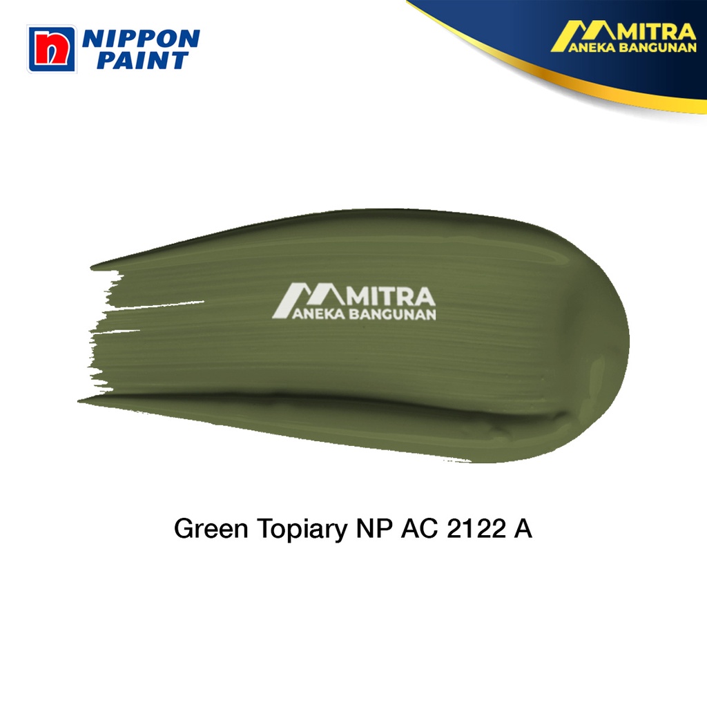 CAT TEMBOK NIPPON PAINT GREEN TOPIARY NP AC 2122 A / HIJAU ARMY