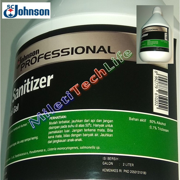 Hand Sanitizer 2Liter SC Johnson Professional Original