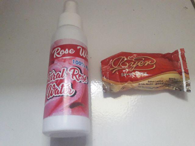 Natural Rose Water 100% ( Air Mawar 100% )