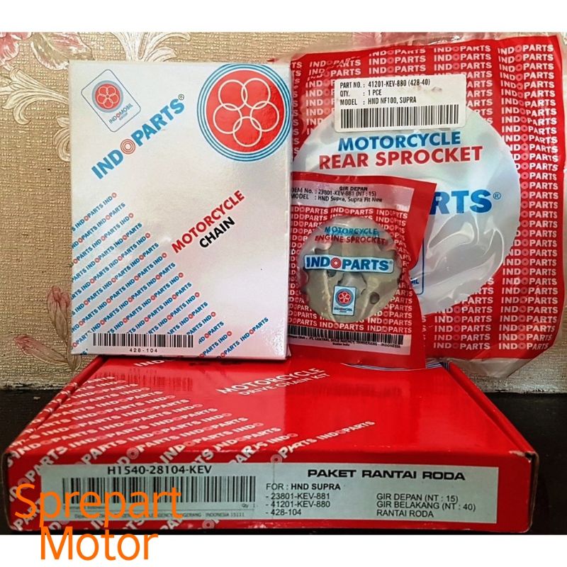 Gir Ger Gear Set Girset Honda Karisma Supra X 125 Supra Fit New Supra X Lama Indopart