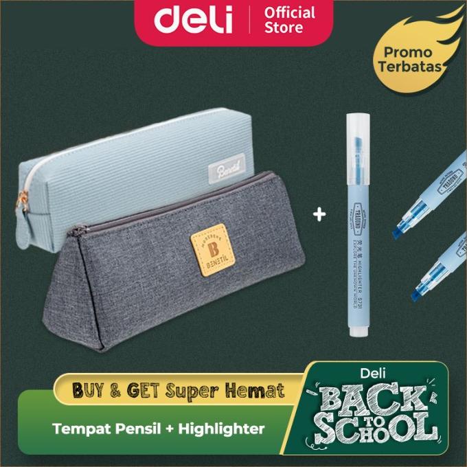 

TERLARIS Deli Pencil Pouch/Tempat Pensil Penyimpanan Besar design simple 670XX/PULPEN GEL/PULPEN LUCU/PULPEN 1 PACK/PENSIL WARNA/PENSIL 2B/PENGHAPUS JOYKO/PENGHAPUS LUCU/RAUTAN PENSIL PUTAR/RAUTAN ELEKTRIK/SPIDOL WARNA/SPIDOL PERMANEN/SPIDOL