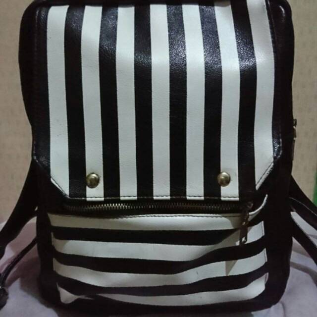 Tas ransel monza zebra impor