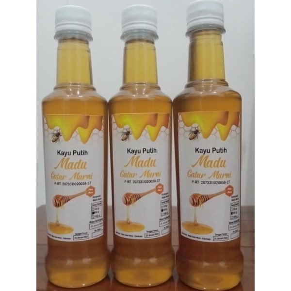 

Madu Galur Murni Nektar Kayu Putih dan multiflora sumatra