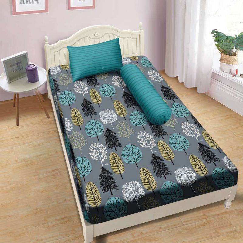 Sprei Aloha Polos Emboss Lady Rose Single ukuran 120x200 Motif Denta