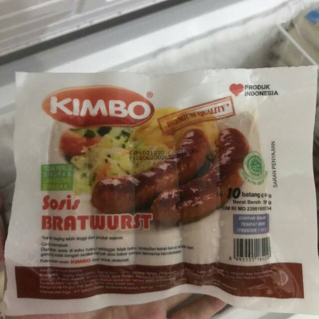 

Sosis kimbo bratwurst isi 10pcs