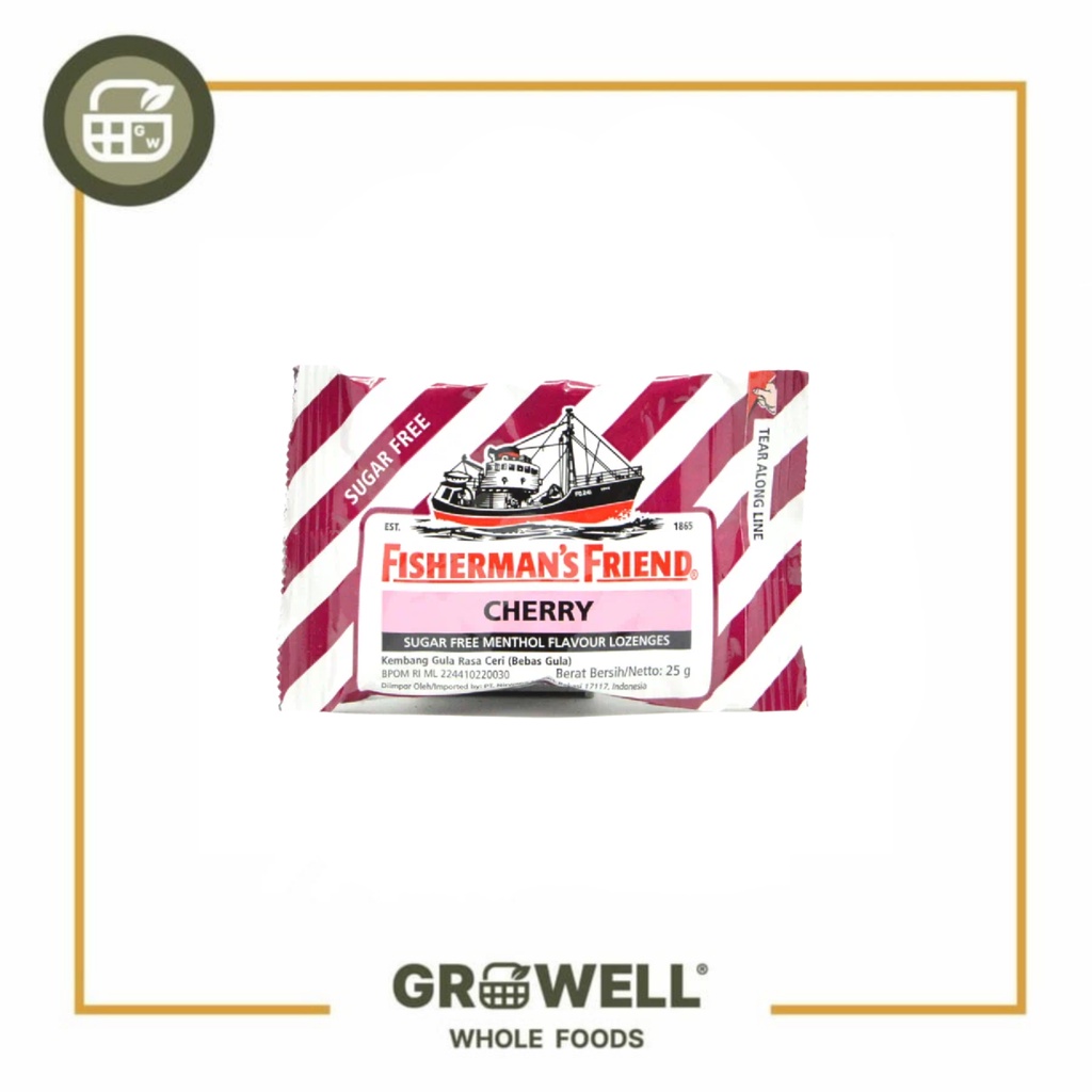 

FISHERMAN SUGAR FREE CHERRY 25GR
