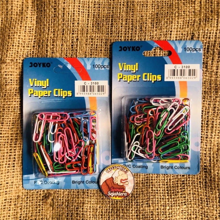 

[SET] CLIP WARNA WARNI JOYKO C-3100 ISI 100 PCS*