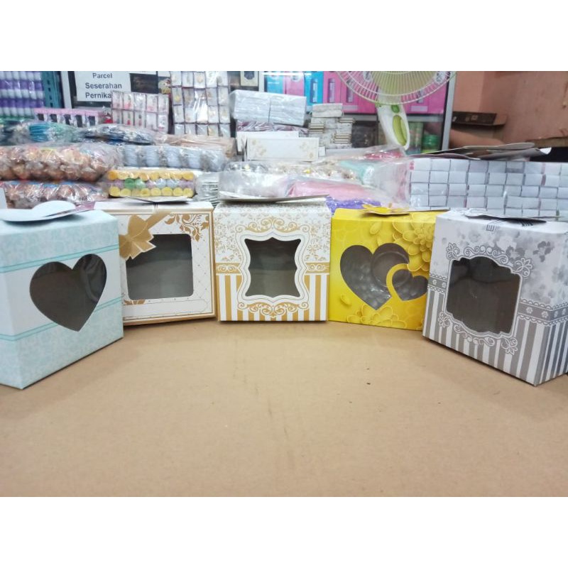 SOUVENIR PAPER BOX + TALI KEMASAN MANGKOK BOLA