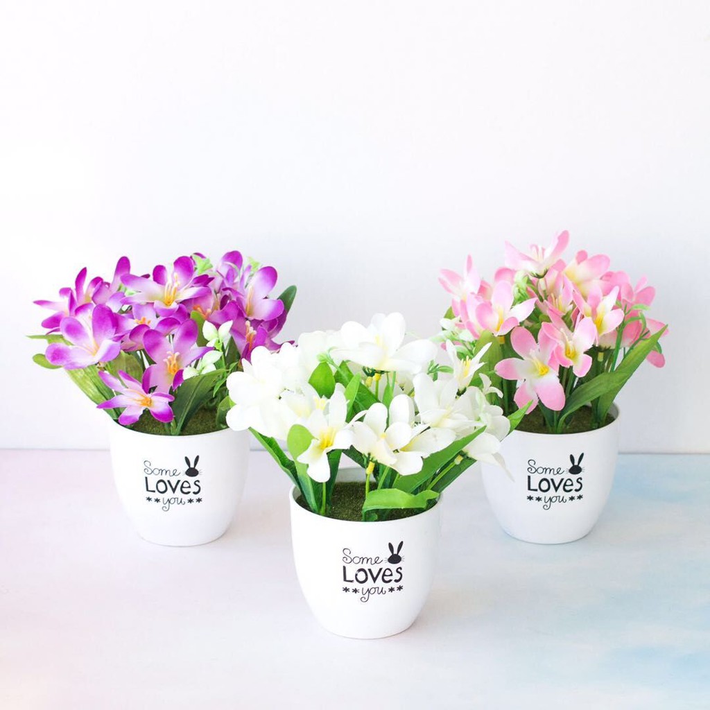 AM572 Bunga Plastik / Bunga Bakung / Bunga Artifisial-2