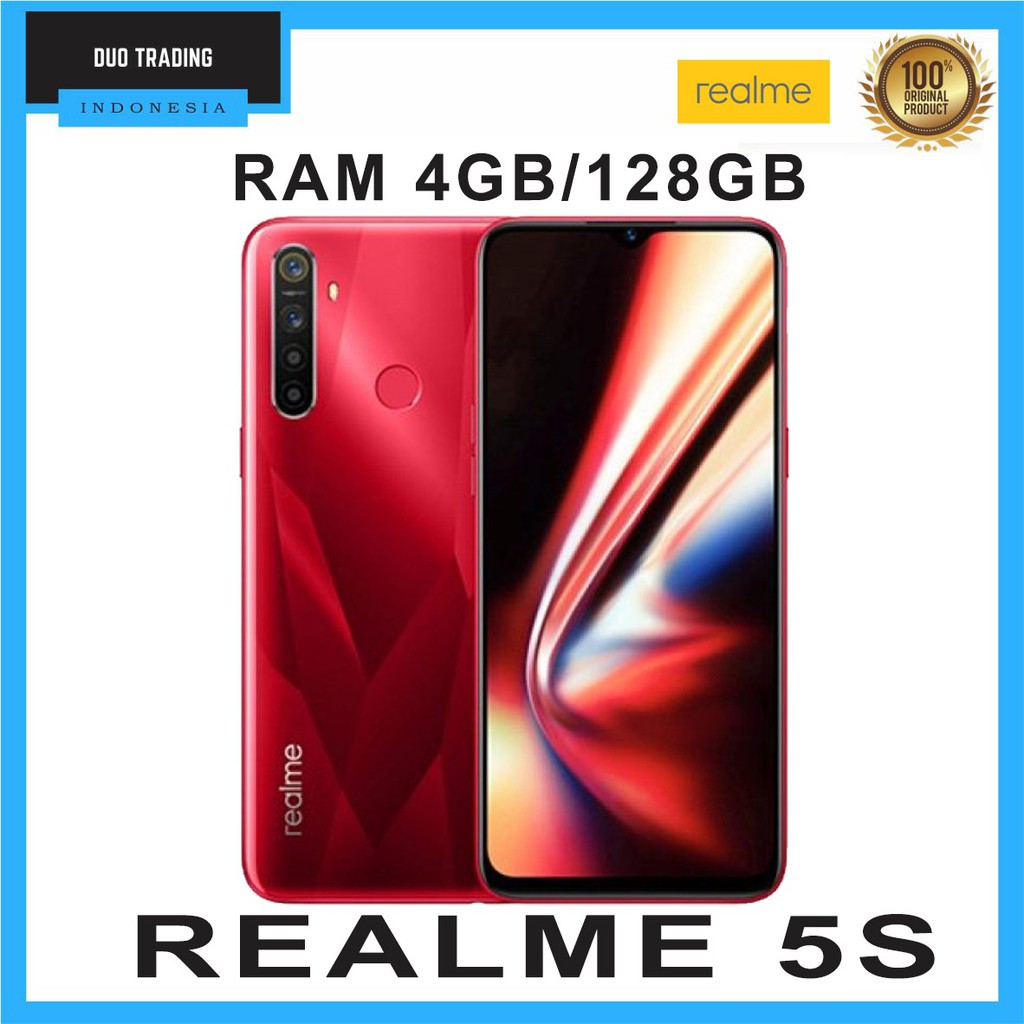 REALME 5S RAM 4GB ROM 128GB SMARTPHONE GARANSI RESMI REALME 5S RAM 4GB ROM 128GB SMARTPHONE GARANSI RESMI
