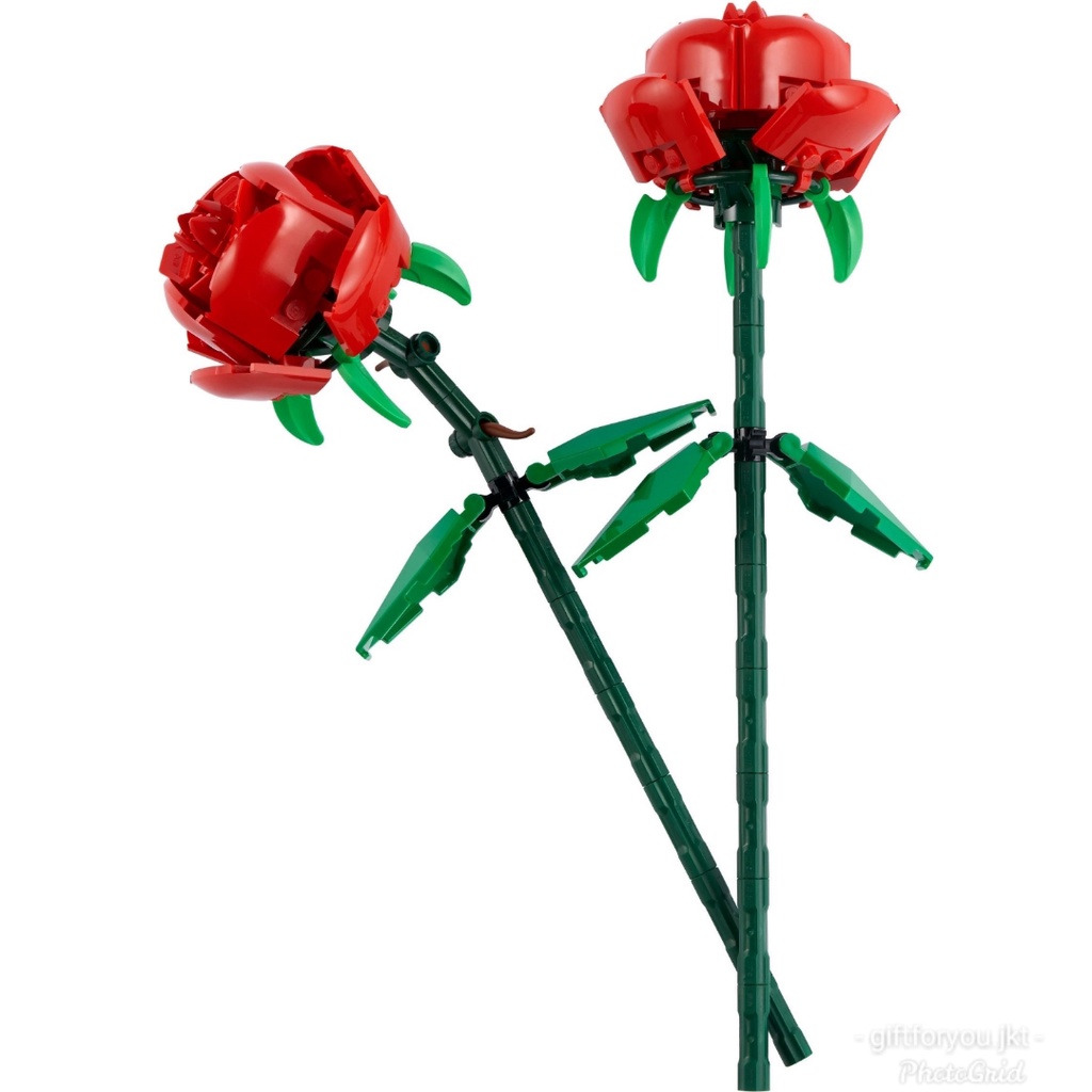 Lego Botanical 40460 Roses Flower Bunga Mawar Mainan Bricks Collection Koleksi Gift Original