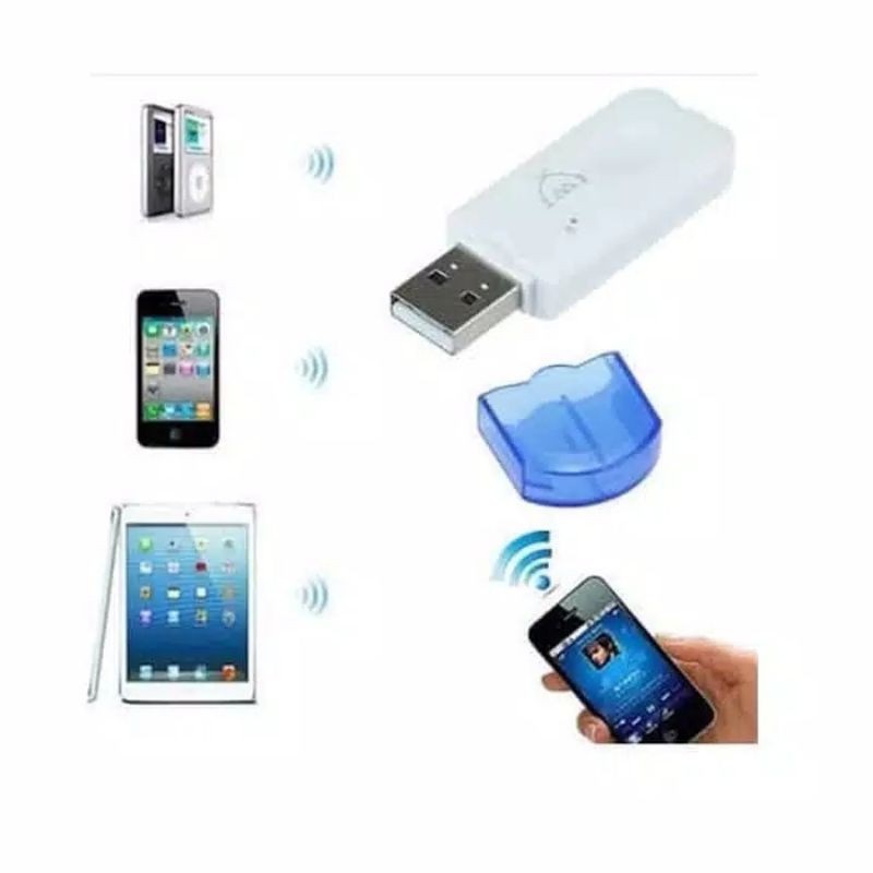 USB Bluetooth Receiver Adapter Music Tanpa Kabel