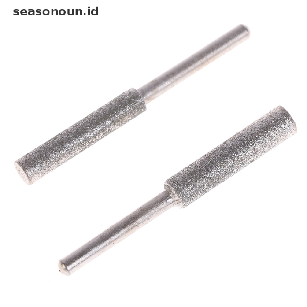 5 Pcs Alat Pengasah Gergaji Lapis Berlian Bentuk Silinder