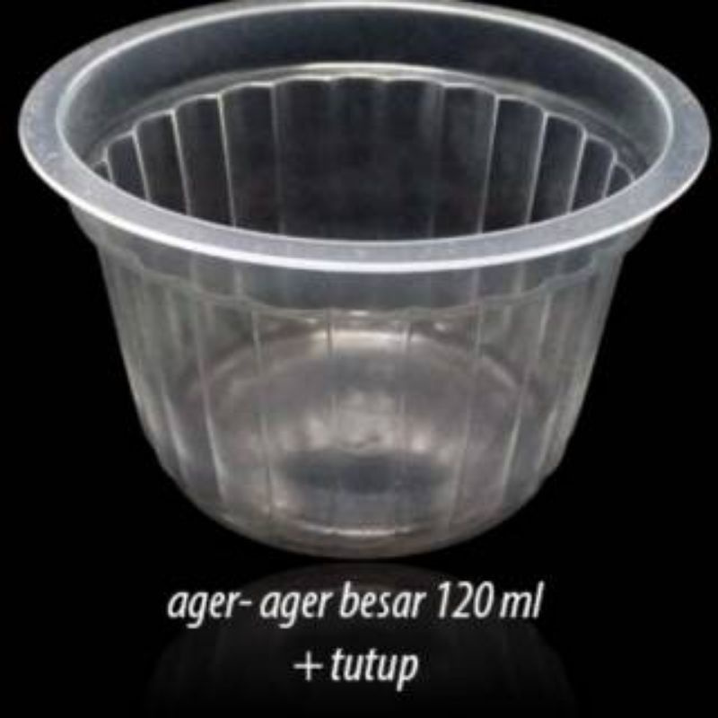 Cup Agar / Cup Puding + Tutup 120ml