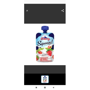 Cimory Squeeze yogurt strawberry 120ml 1dus isi 24pcs