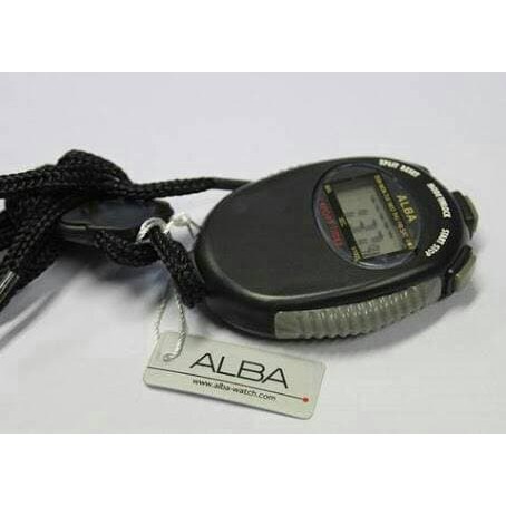 Stopwatch ALBA SW-01 Black / Hitam