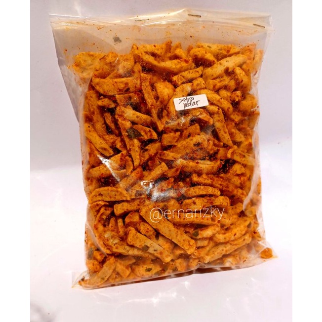 Jual STICK BASRENG CRISPY GURIH 250gr PEDAS DAUN JRUK BUMBU BASAH HALAL Indonesia Shopee Indonesia