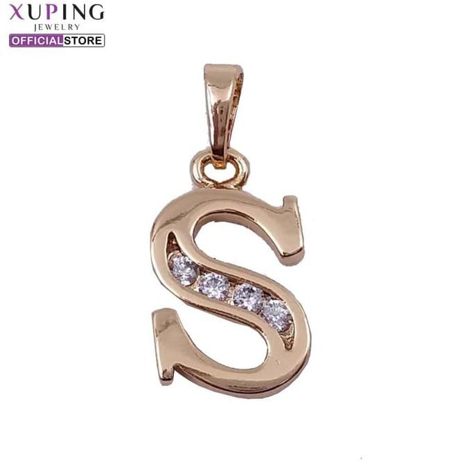 XUPING LIONTIN EMAS HURUF S 0141180041