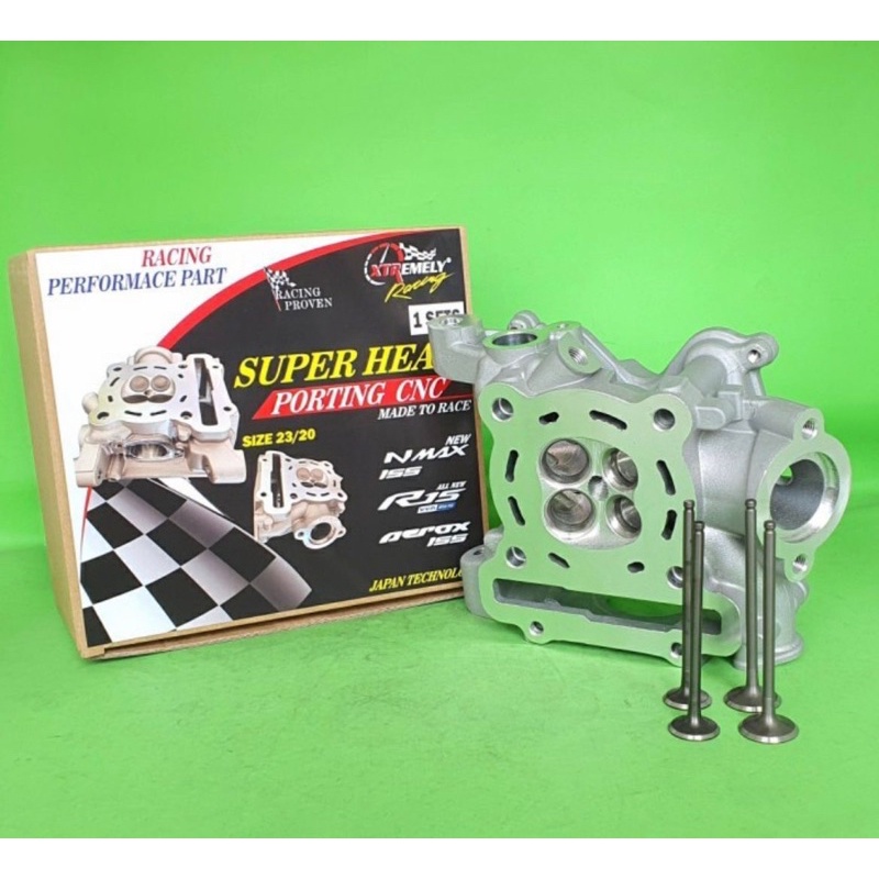 Super head 23/20 nmax aerox r15v3 porting cnc
