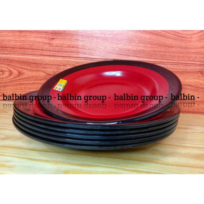 [ BALBIN ]-PIRING 9INC-PIRING MAKAN MELAMIN GOLDEN DRAGON-FOOD GTADE-