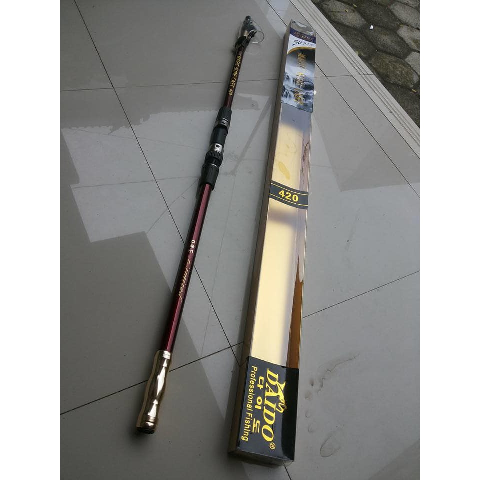 Alat Mancing Joran Surf Daido Magic Surf Cast 420 Cm Carbon