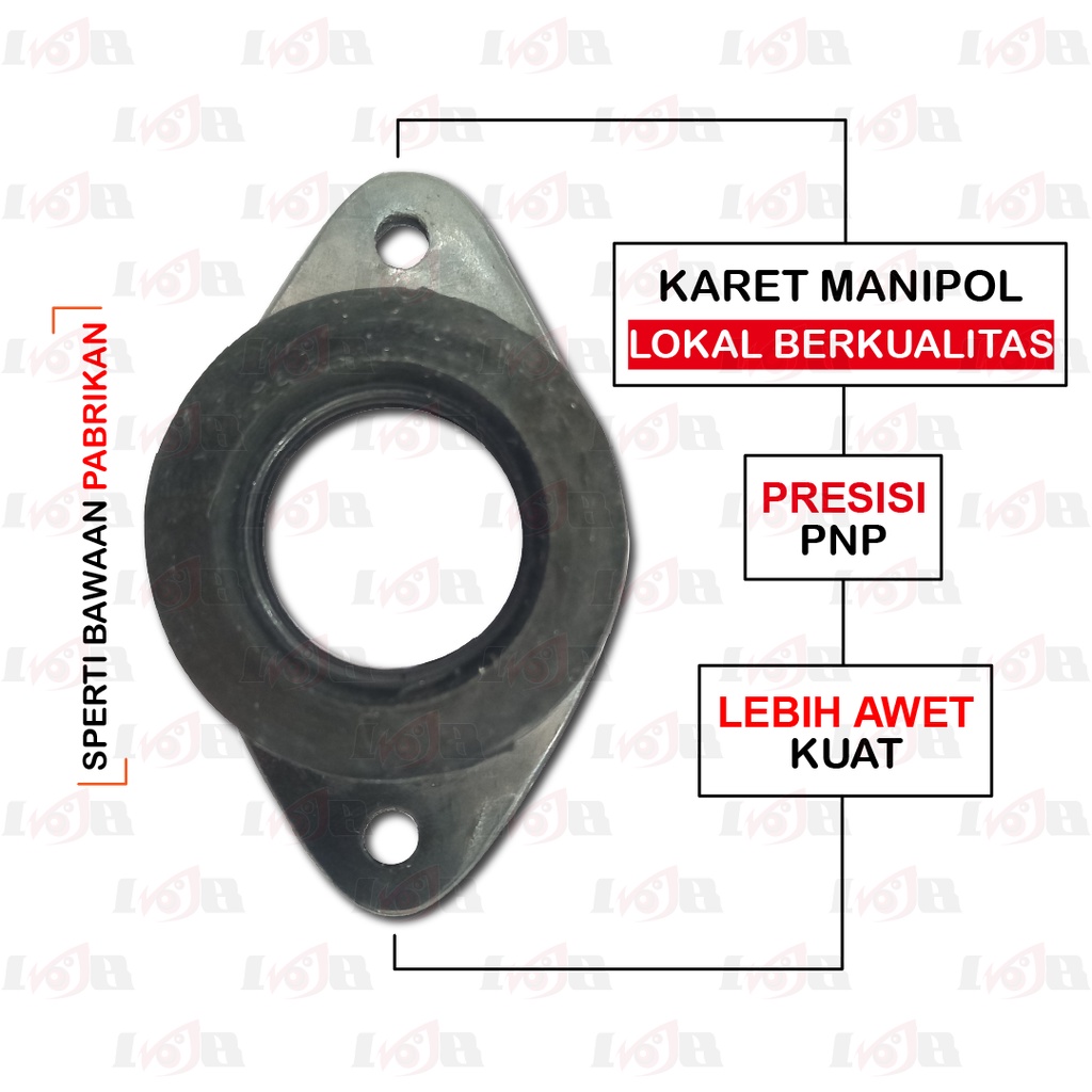 Karet Manipol Kawasaki Binter Merzy Manipul Intake Manifold Motor Custom Rubahan