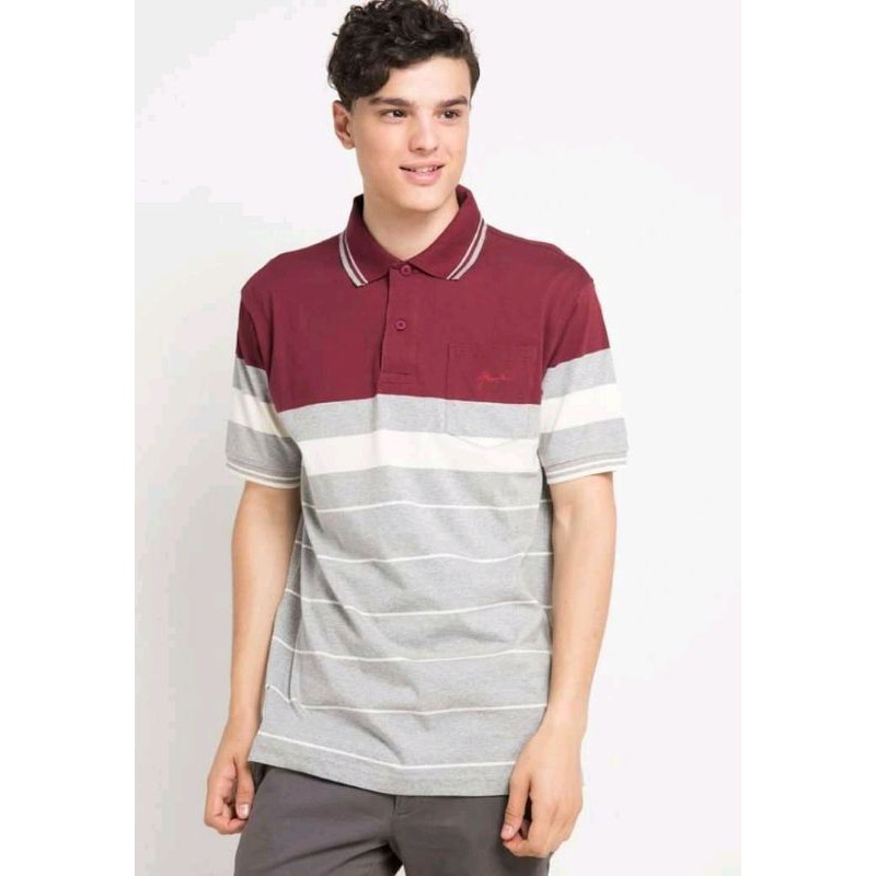 kaos polo shirt Hassenda original kaos pria