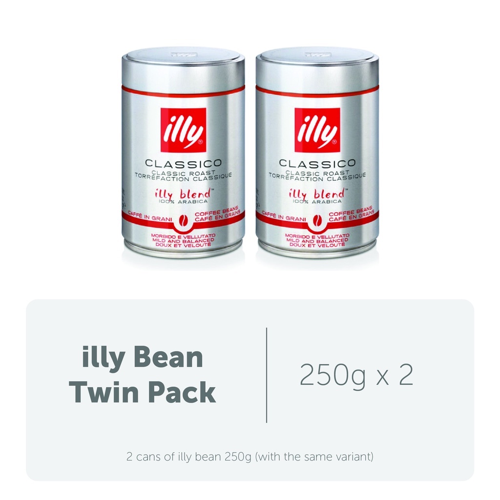 

illy Coffee - Double Pack Coffee Bean - 2x250gr