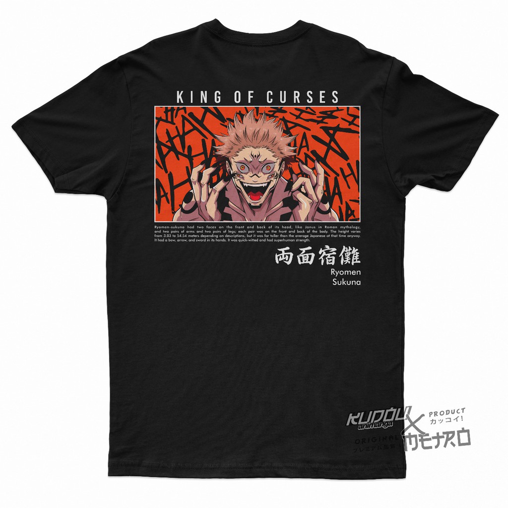 Kaos Sukuna King of Curses Anime Jujutsu Kaisen Ryomen Sukuna