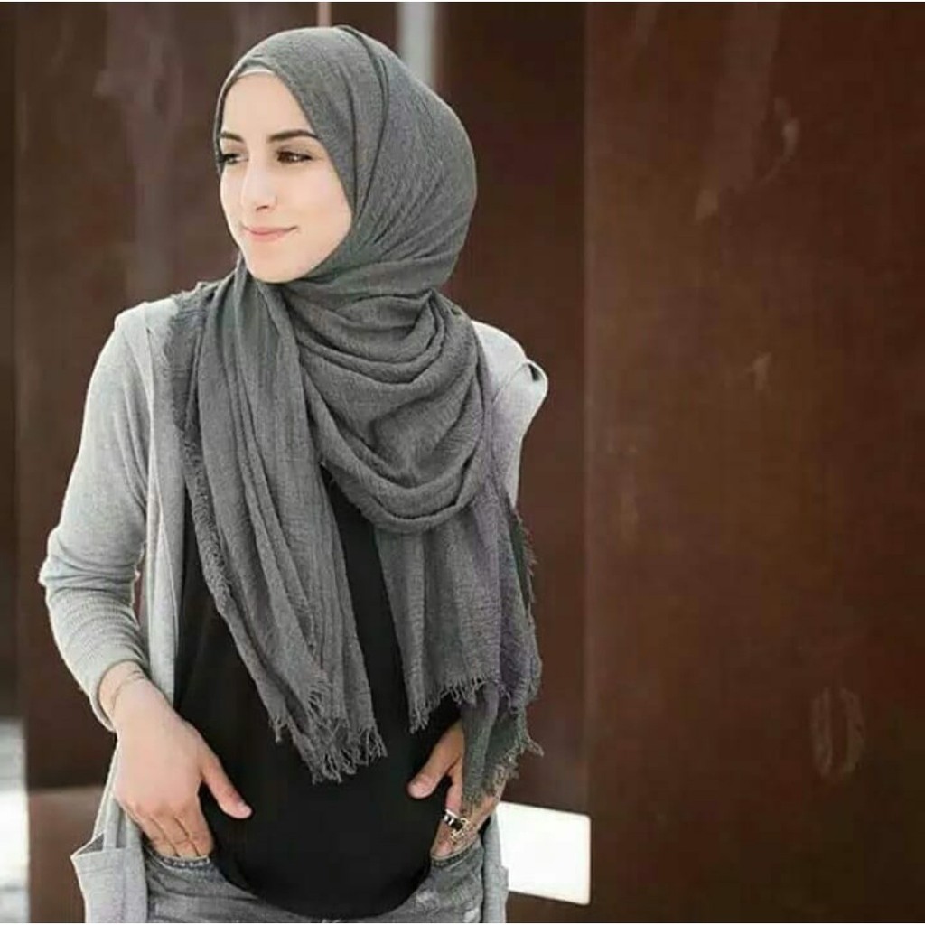 SAHRIA.PASHMINA CRINCKLE / CRINKLE KUSUT /CRINGKLE RAWIS / HIJAB ORIGINAL LAVANYA BY AZARA PART.2