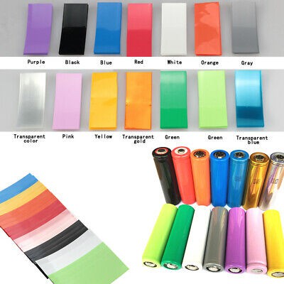 Battery Color Wrap 18650 Plastik Baterai Jaket Plastic Skin PVC Jacket