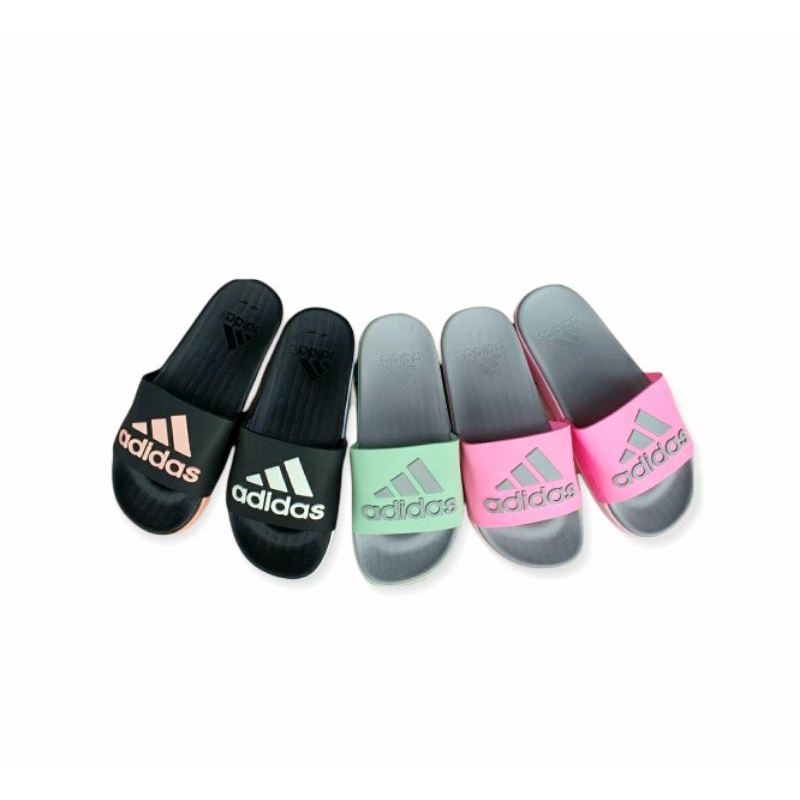 Sandal slop wanita karet adidas sendal selop original import premium terbaru murah