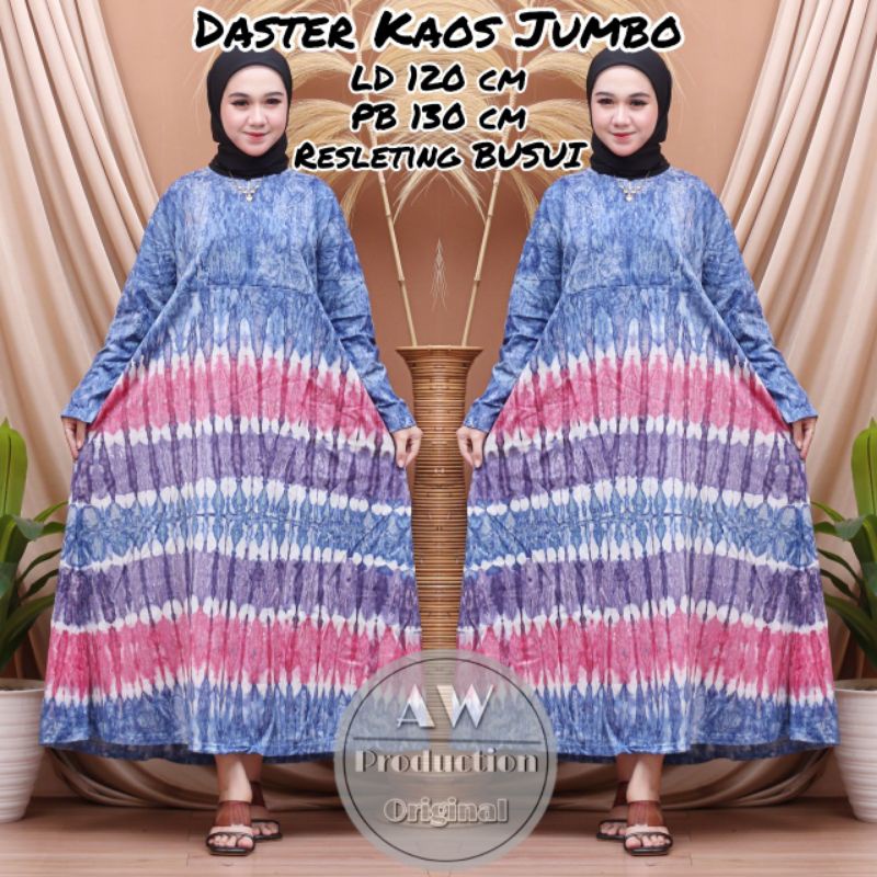 Daster Kaos Kekinian Jumbo Abstrak Home Dress Busui Resleting Depan Bumil Kekinian Terbaru Termurah Adem Halus