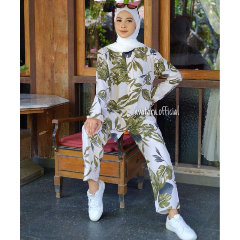 ONE SET MOZZA /ONE SET RAYON/PAJAMAS RAYON/ONE SET MOTIF RAYON