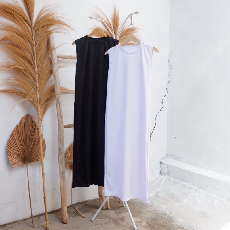 INNER DRESS SCUBA / INNER DRESS SPAN / INNER DRES HITAM / MANSET DRESS HITAM / ROK MANSET HITAM / MANSET TERUSAN HIJAB HITAM / TERUSAN MANSET HIJAB / DALAMAN ROK SPAN / INNER SPAN SCUBA / MAXI SPAN DRESS / DRESS SPAN MAXI / INNER DRESS MURAH / BISA COD-1