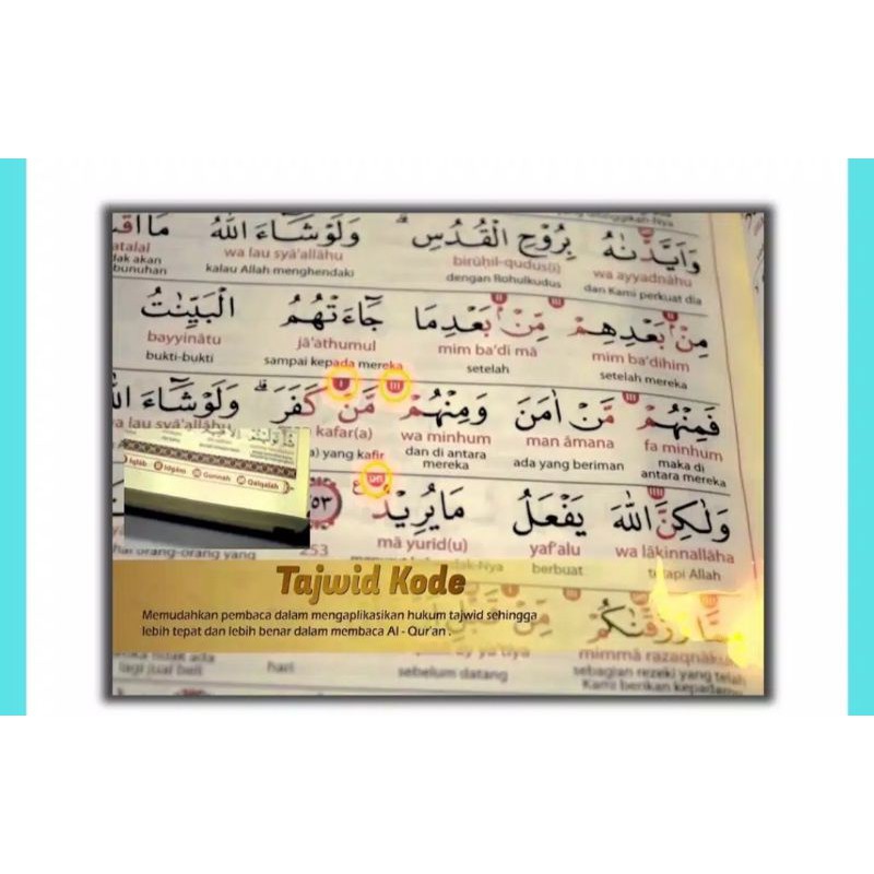 AL QURAN AL WASIM TERJEMAH LATIN PERKATA TERMURAH A4