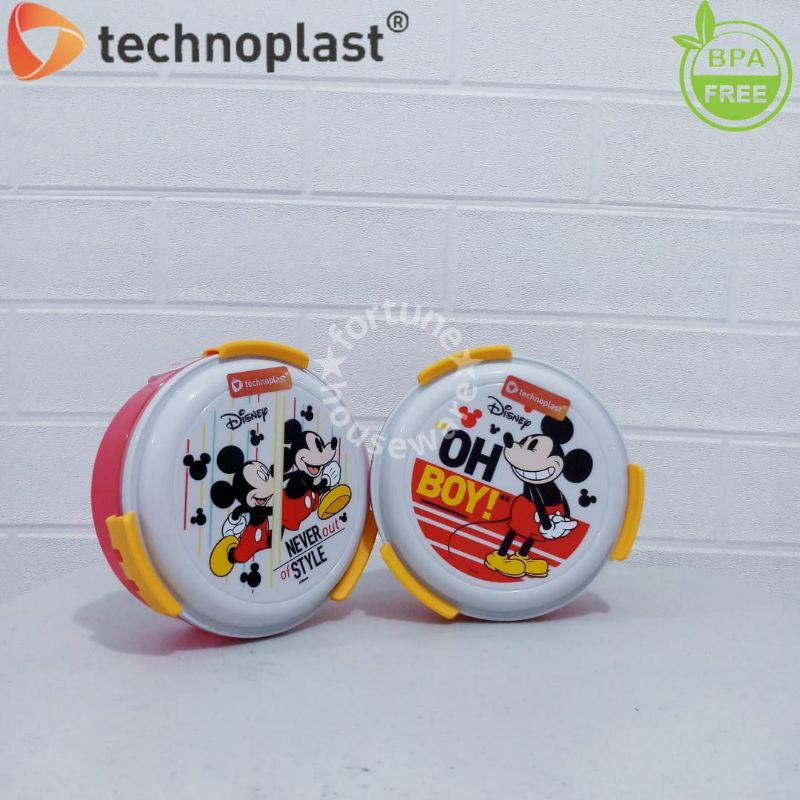 TECHNOPLAST Mickey Mouse The True Original | Sealware | Kotak Bekal 570 Ml