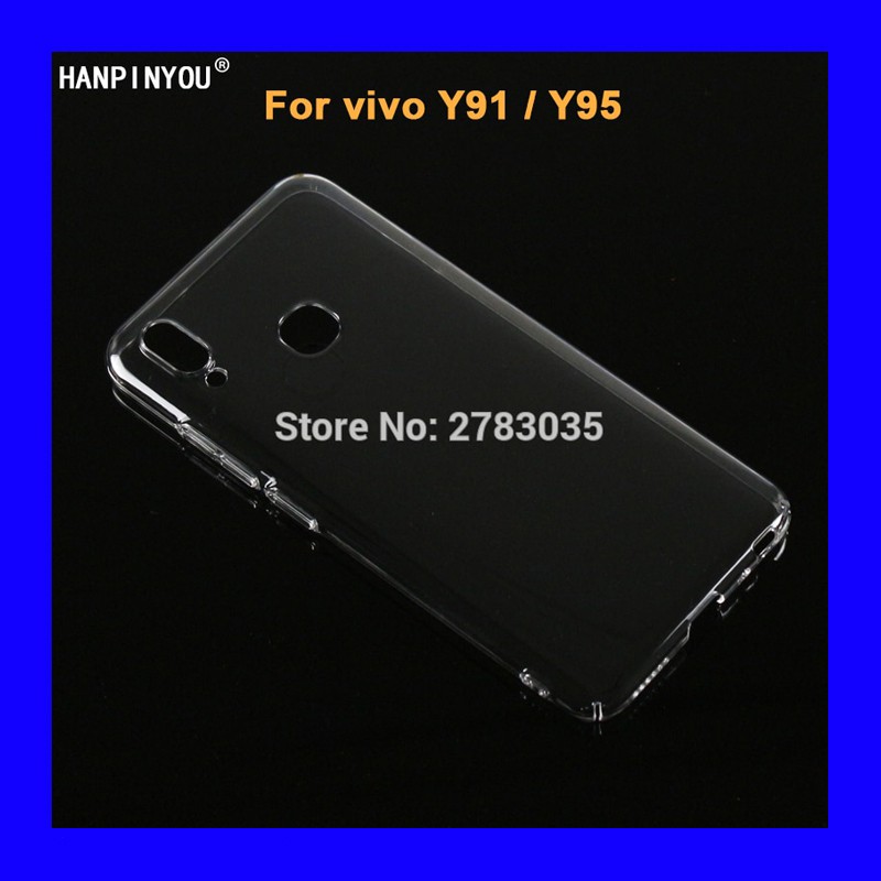 Vivo Y91 - Y95 - Clear Hard Case Casing Cover Transparan