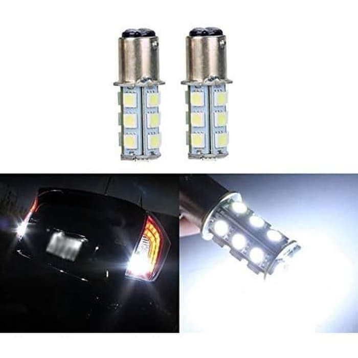 Lampu LED Strobo 18 Titik Stop Flash Rem Kedip Motor Mobil Kaki 2 DC