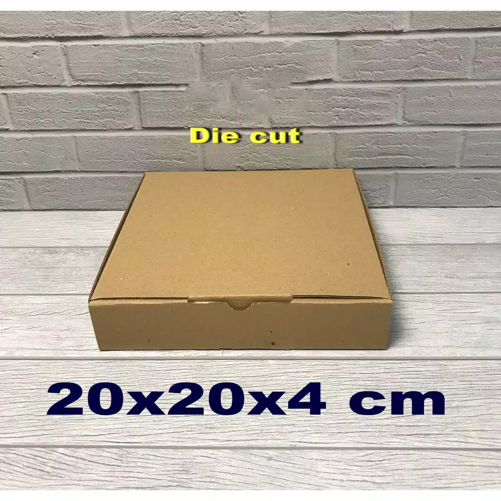 

Kardus 20 x 20 x 4 cm........Die Cut