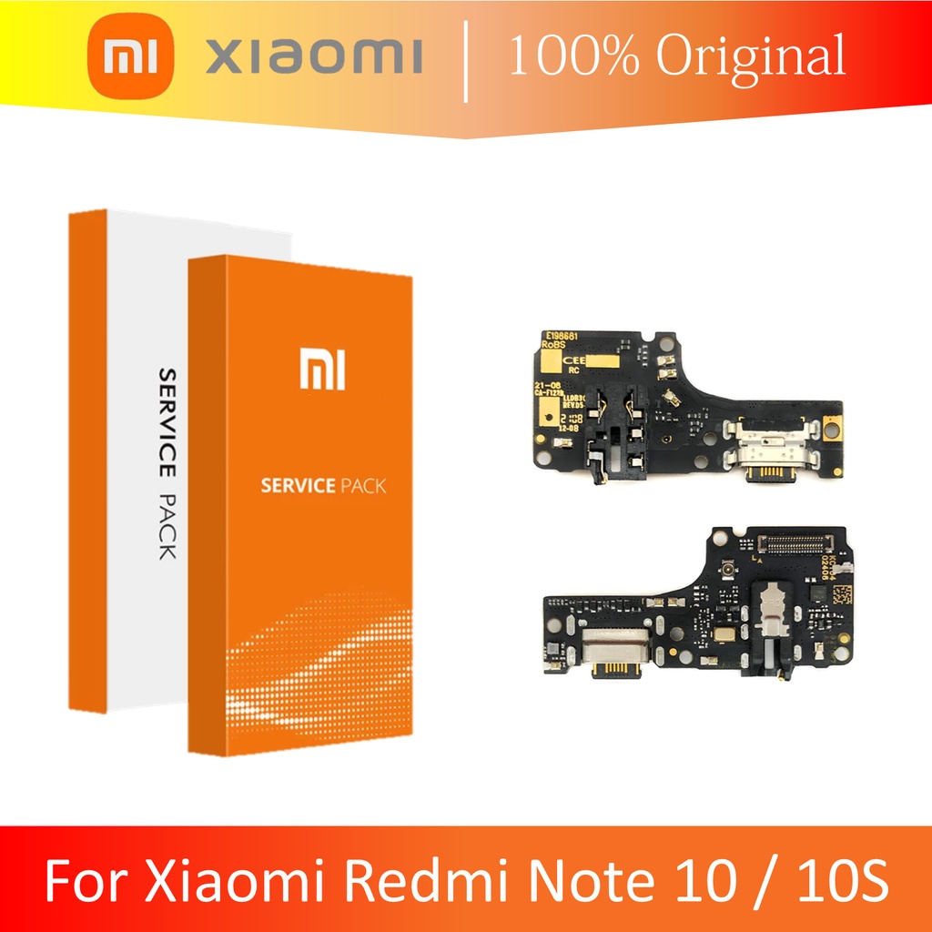 [ CHECK.ID ] KONEKTOR CHARGER SUBBOARD XIAOMI REDMI NOTE 10 / NOTE 10S