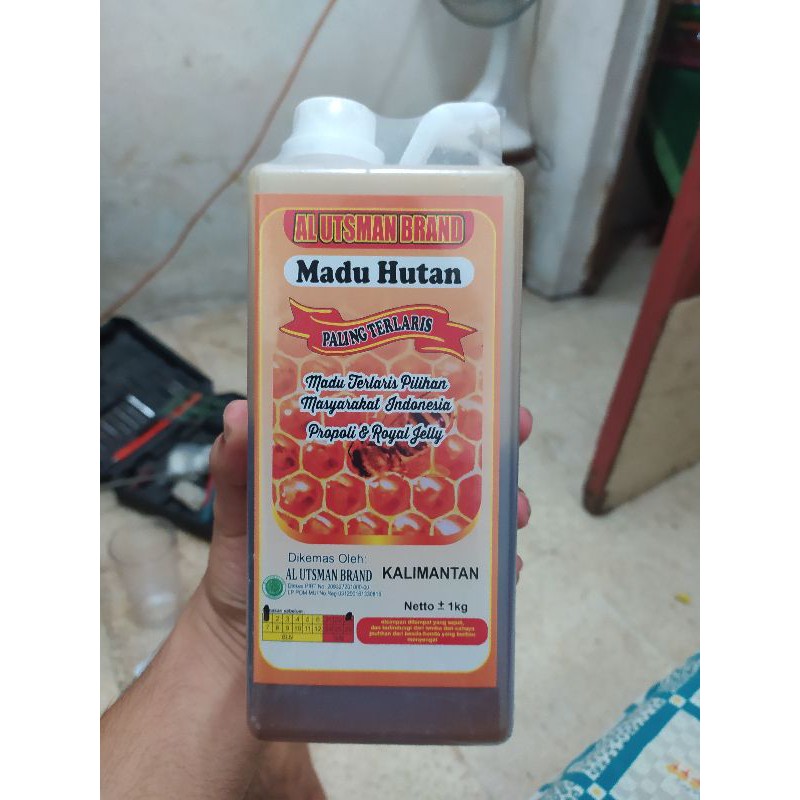 

Madu Hutan Kalimantan Gholiban 1 KG & 500 gram Asli murah surabaya bee pollen & royal jelly ok murah banget