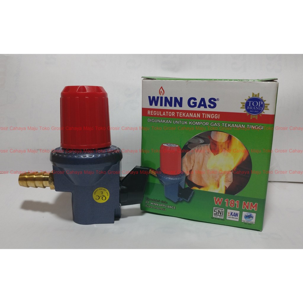 Regulator Winn Gas W 181 NM Regulator Gas LPG High Pressure Tekanan Tinggi Non Meter