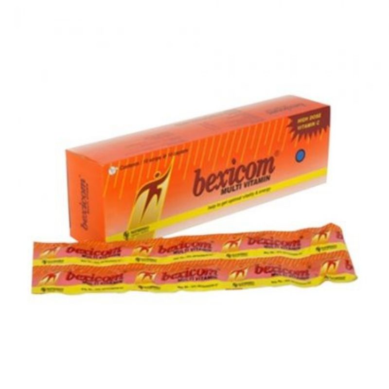 Bexicom multivitamin vitamin C 500mg  vit. E 100 tab 10 x 10 tablet