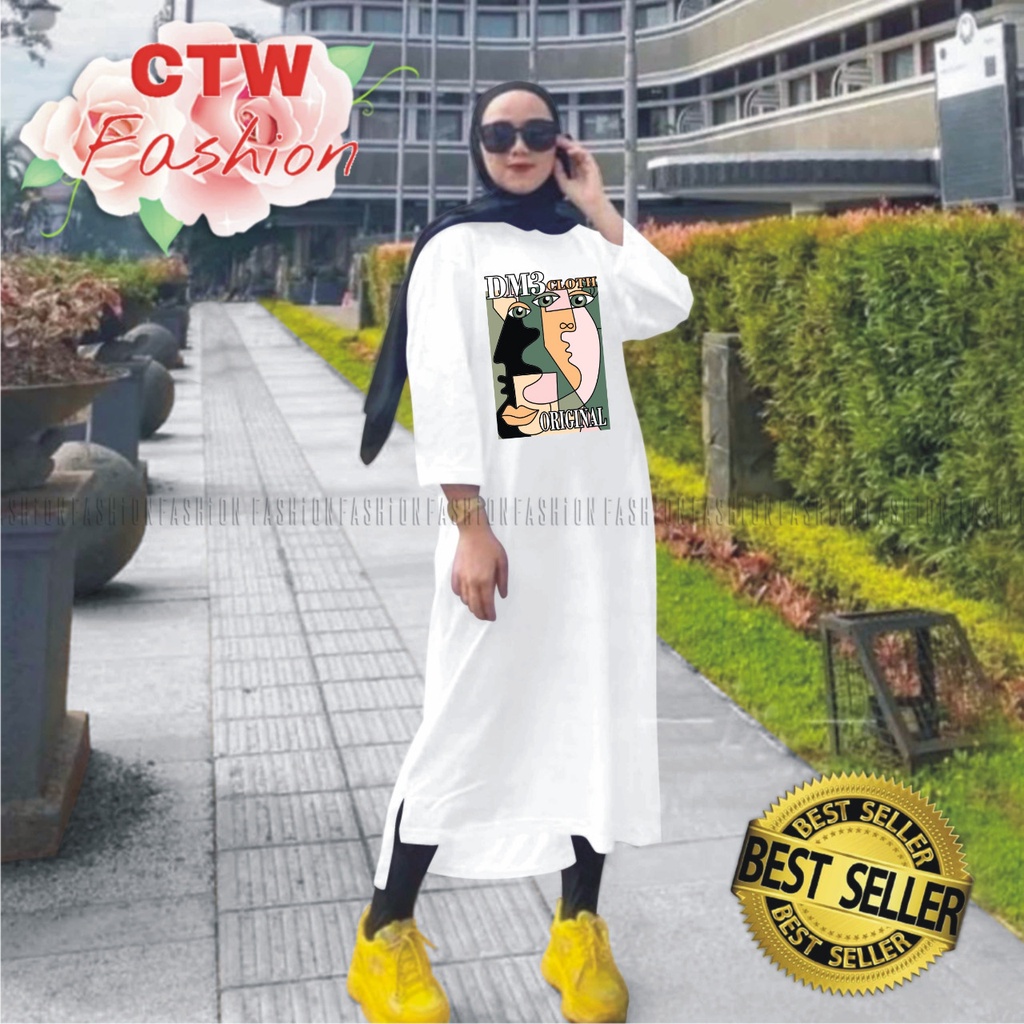 LONG TUNIK WANITA DEWASA/TUNIK DRESS OVERSIZE LD 130/TUNIK VIRAL 2022/TUNIK LAGI TREN/SABLON PRESS/TUNIK GAMISS