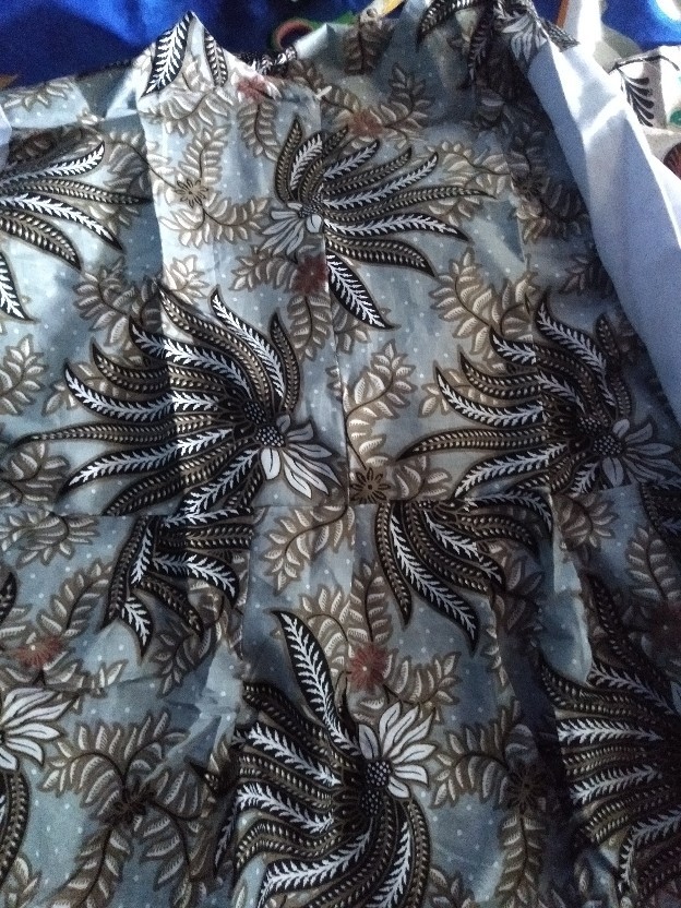 Tey-17 Batik Wanita Asj Sa Hrb026 Kenongo Kemeja Tosca Pendek