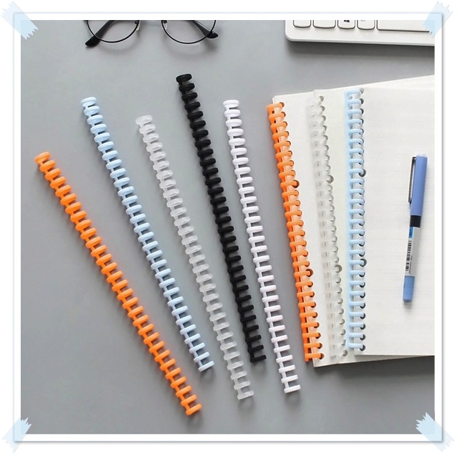 Jual Ring Binder Binder Strip DIY Plastik Ring Binder Pastel Binder