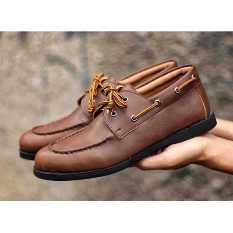 JOE X MORIN ZAPATO kasual loafers sepatu casual pria cowok keren terlaris termurah Kulit Boris