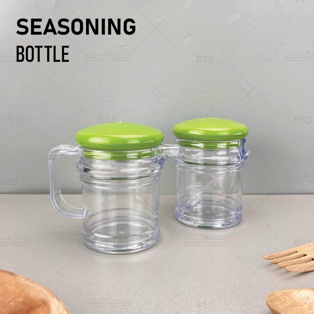 Seasoning Bottle 180ml 200ml Botol Tempat Bumbu Gula Garam Kecap Minyak Botol Tebal